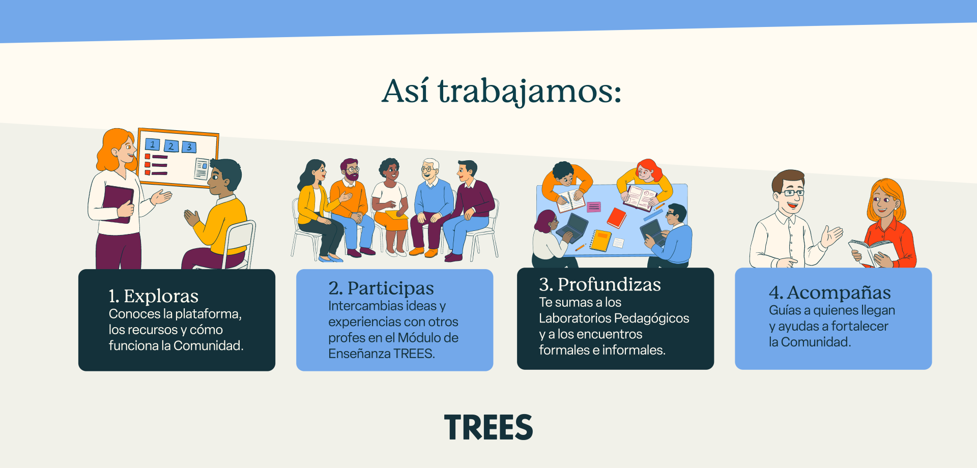 Imagen del carrusel de enseñanza